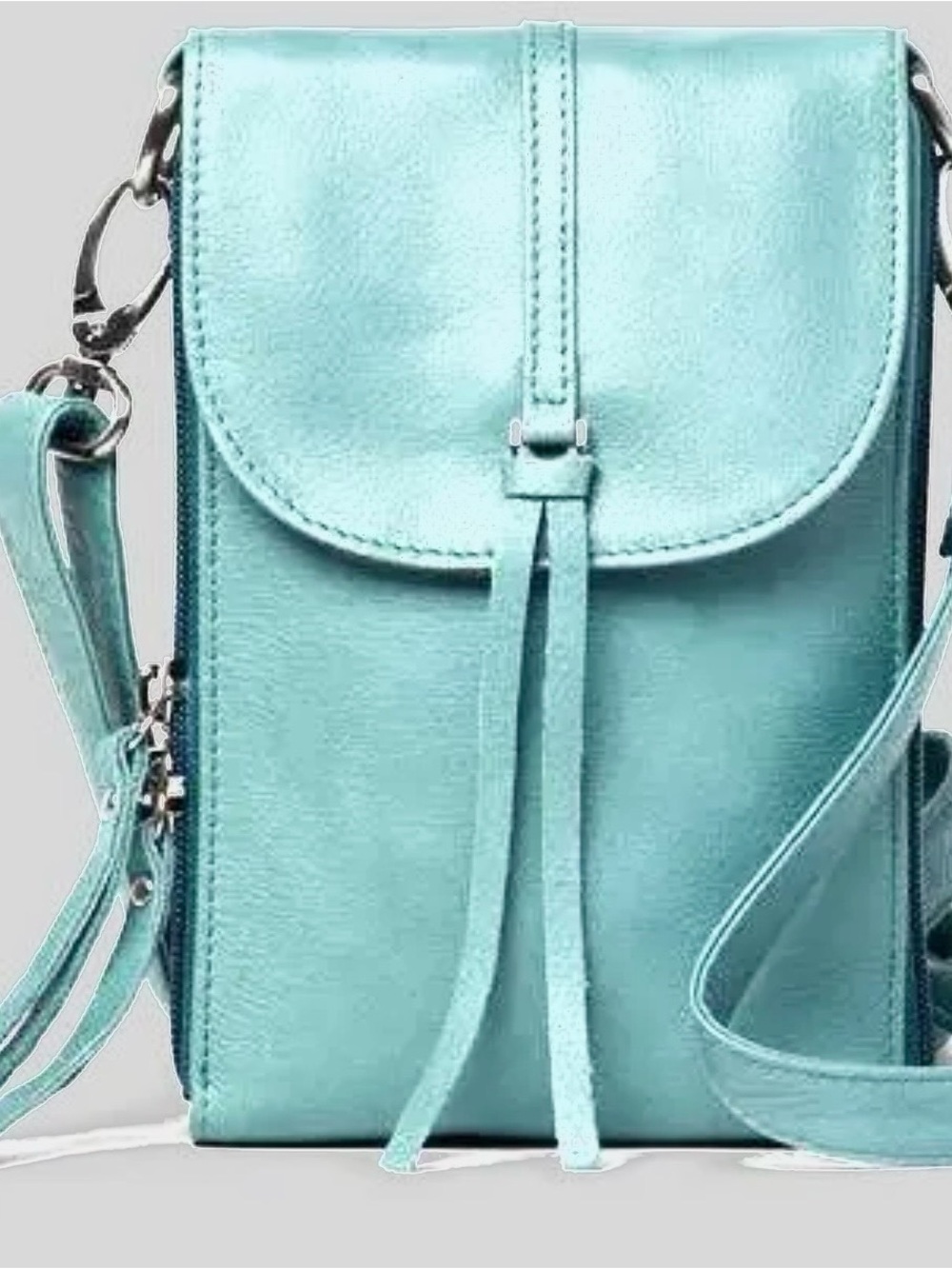 Osgoode Marley RFID Crossbody  in Light Blue - phone bag  Women's crossbody Bag